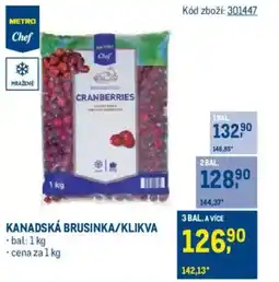 Makro Kanadská brusinka/klikva nabídka