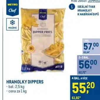 Makro Hranolky dippers nabídka