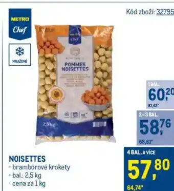 Makro Noisettes nabídka