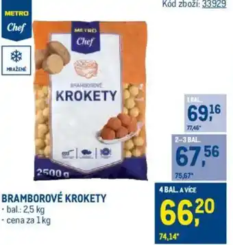 Makro Bramborové krokety nabídka