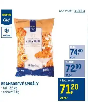 Makro Bramborové spirály nabídka