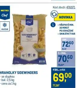 Makro Hranolky sidewinders nabídka