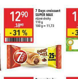Globus 7 days croissant super max nabídka