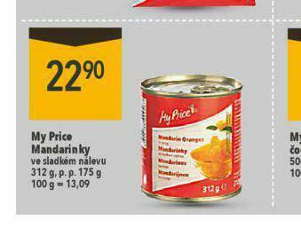 Globus My price mandarinky nabídka