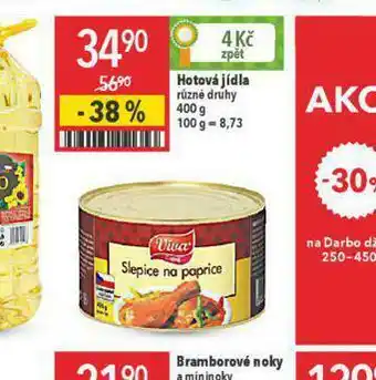 Globus Hotové jídlo nabídka