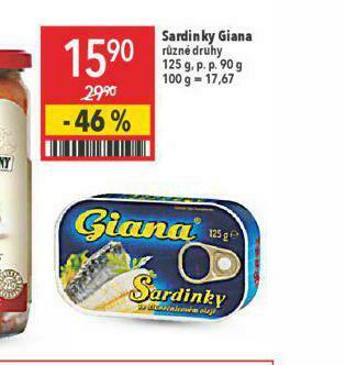 Globus Sardinky giana nabídka