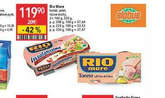 Globus Rio mare tuňák, salát nabídka