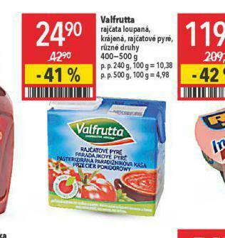 Globus Valfrutta rajčatové pyré nabídka