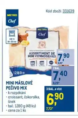 Makro Mini máslové pečivo mix nabídka