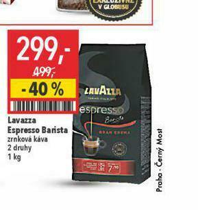 Globus Lavazza espresso barista nabídka