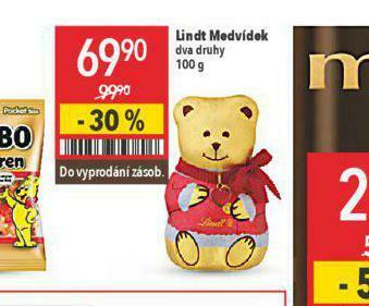Globus Lindt medvídek nabídka