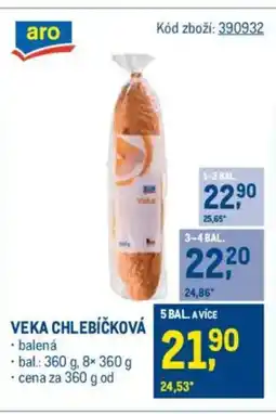 Makro Veka chlebíčková nabídka