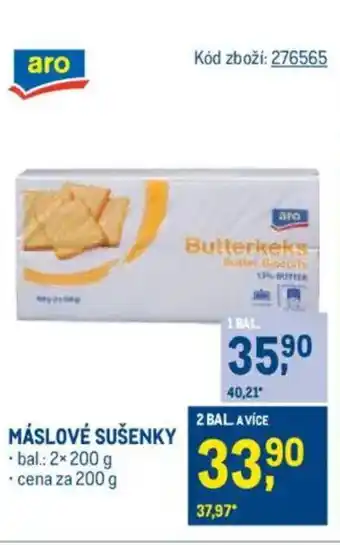 Makro Máslové sušenky nabídka