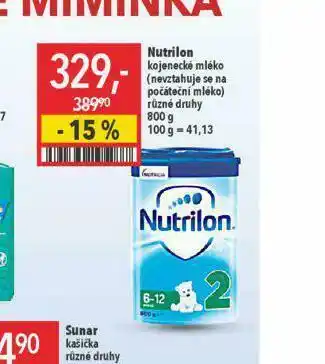 Globus Nutrilon kojenecké mléko nabídka