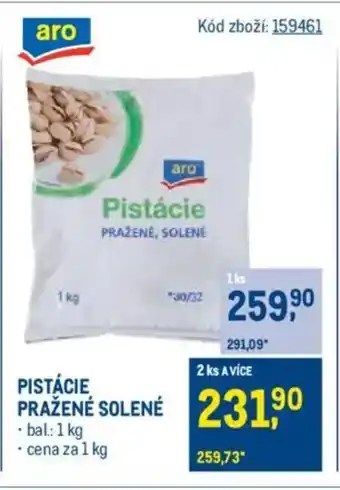 Makro Pistácie pražené solené nabídka