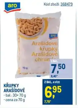 Makro Krupky arašídové nabídka