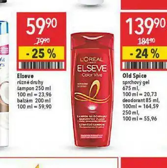 Globus Loreal elseve šampon nabídka