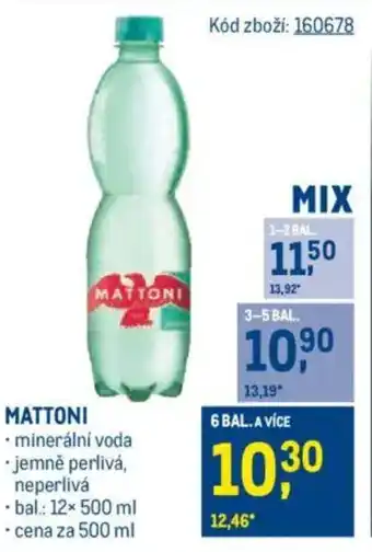 Makro MATTONI nabídka