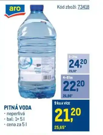 Makro Pitná voda nabídka