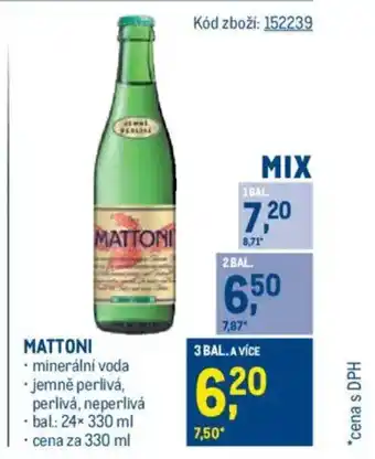 Makro MATTONI nabídka