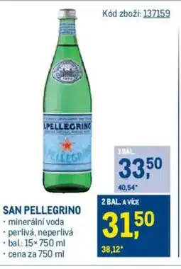 Makro SAN PELLEGRINO nabídka