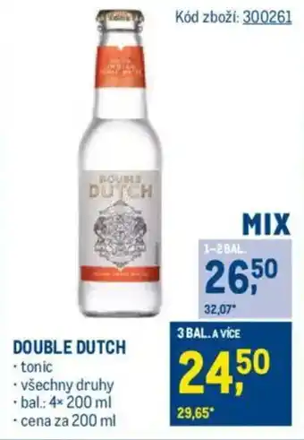 Makro DOUBLE DUTCH nabídka