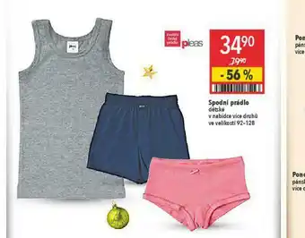 Globus Dětské spodní prádlo nabídka