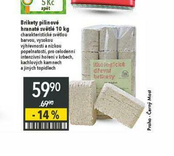 Globus Brikety pilinové hranaté světlé nabídka