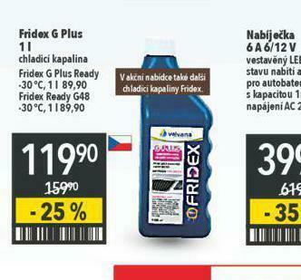 Globus Fridex g plus nabídka