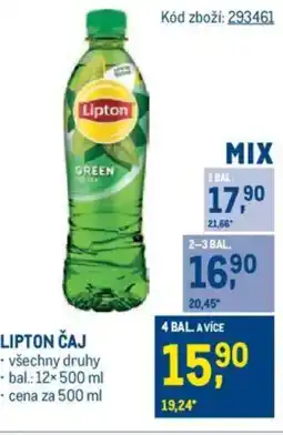 Makro LIPTON Čaj nabídka