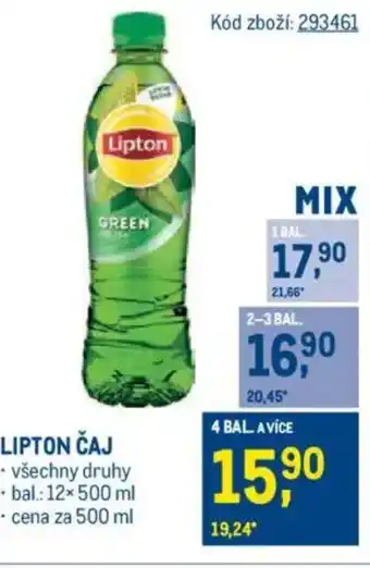 Makro LIPTON Čaj nabídka