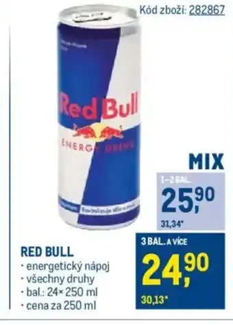 Makro RED BULL nabídka