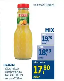 Makro GRANINI nabídka