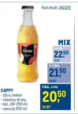 Makro CAPPY nabídka