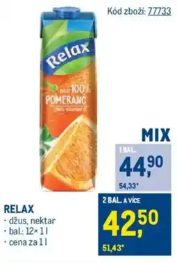 Makro RELAX nabídka