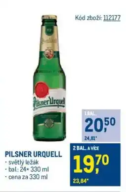 Makro Pilsner Urquell nabídka