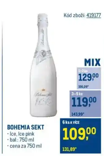 Makro Bohemia sekt nabídka