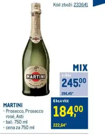 Makro MARTINI nabídka