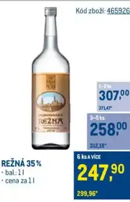 Makro REŽNÁ 35% nabídka