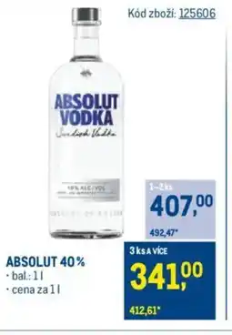 Makro ABSOLUT 40% nabídka