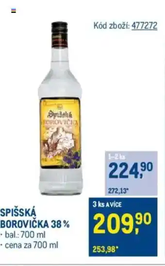 Makro SPIŠSKÁ BOROVIČKA 38% nabídka