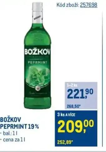 Makro BOŽKOV Peprmint 19% nabídka