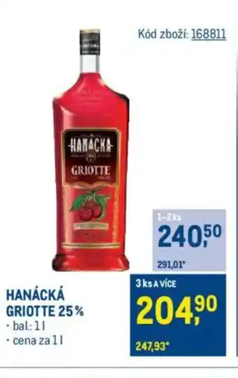 Makro HANÁCKÁ GRIOTTE 25% nabídka