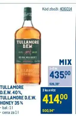 Makro TULLAMORE D.E.W ,TULLAMORE D.E.W Honey 35% nabídka