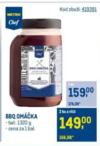 Makro BBQ Omáčka nabídka