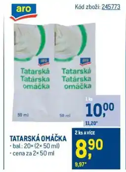 Makro Tatarská omáčka nabídka