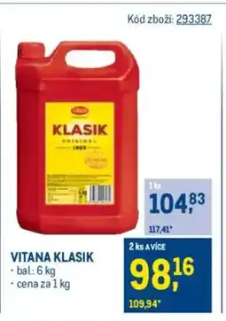 Makro Vitana Klasik nabídka