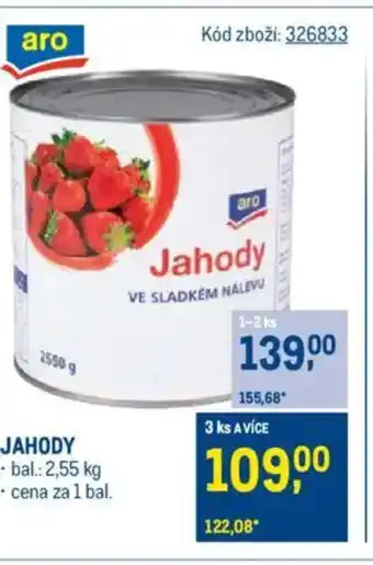 Makro Jahody nabídka