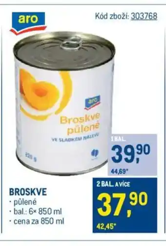 Makro Broskve nabídka