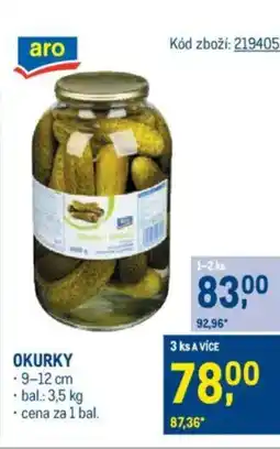 Makro Okurky nabídka